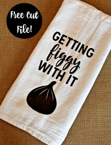 Getting Figgy With It Kitchen Tea Towel