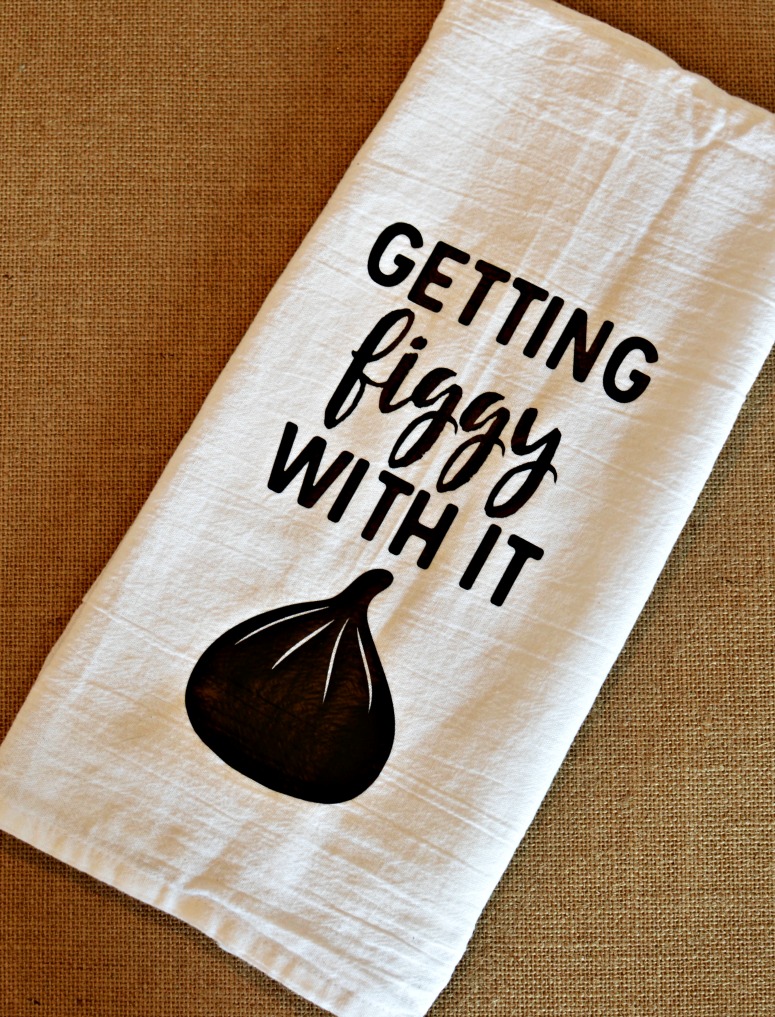 Getting FIggy With It Kitchen Tea Towel