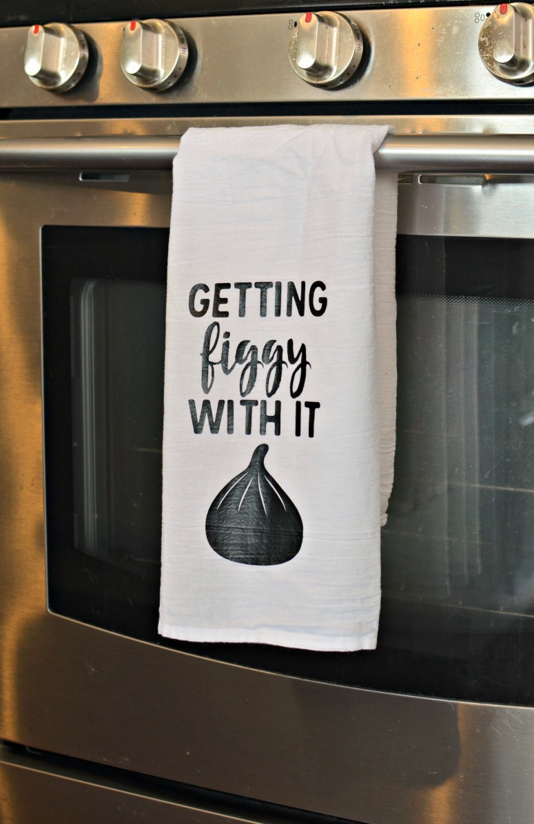 Getting FIggy With It Kitchen Tea Towel