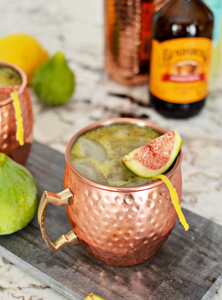 Fresh Fig Moscow Mule Cocktail Recipe