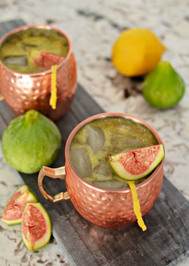 Fresh Fig Moscow Mule Cocktail Recipe