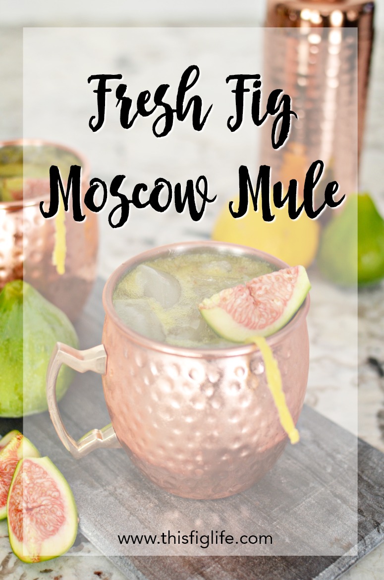 Fresh Fig Moscow Mule Cocktail Recipe