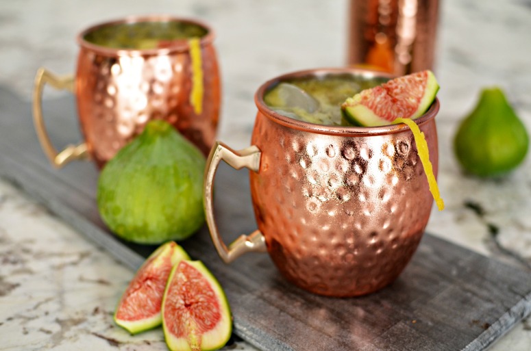 Fresh Fig Moscow Mule Cocktail Recipe